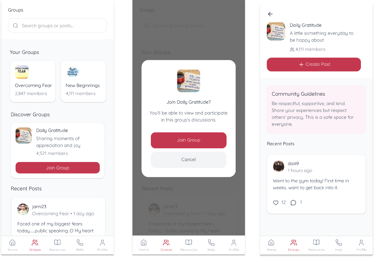 Task 2 - Joining a recommended group