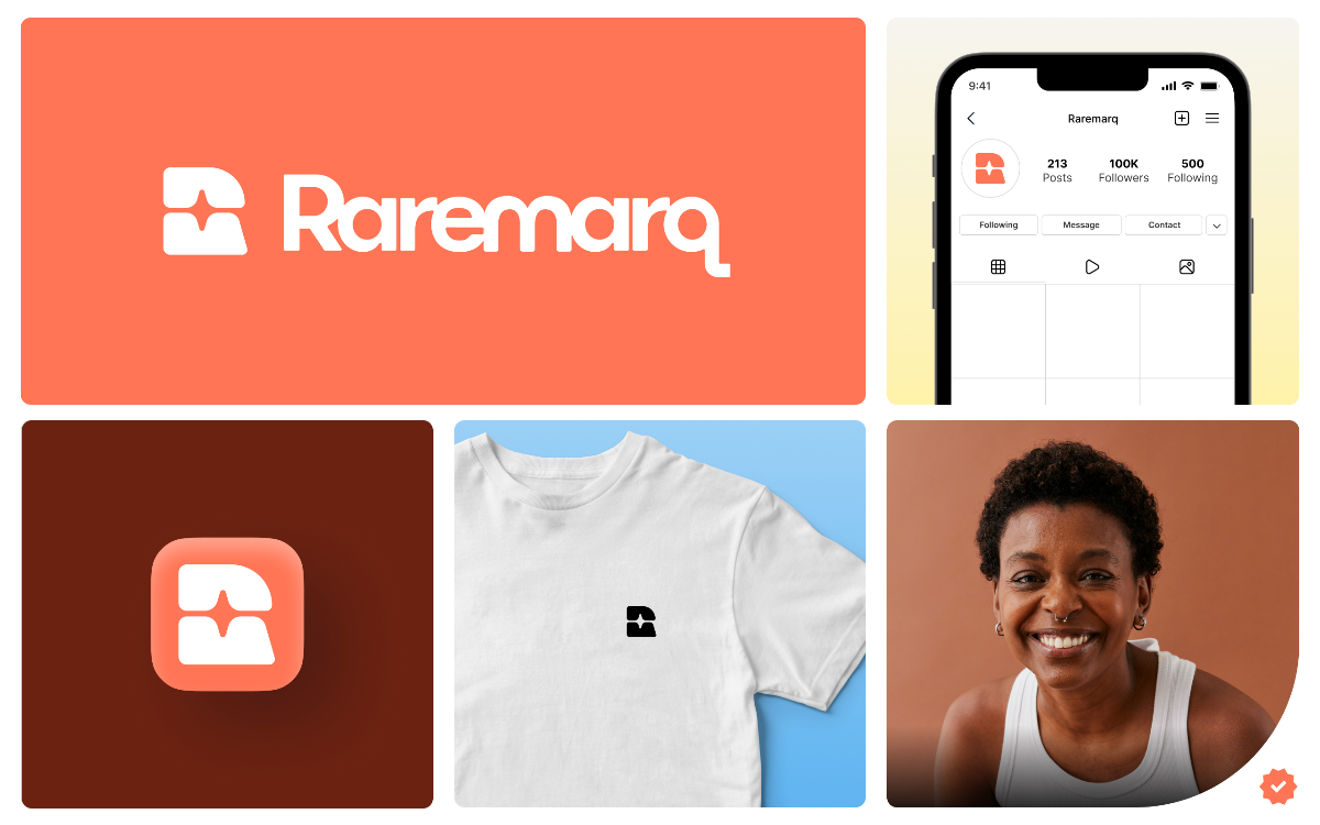 Raremarq Rebrand Visual Identity