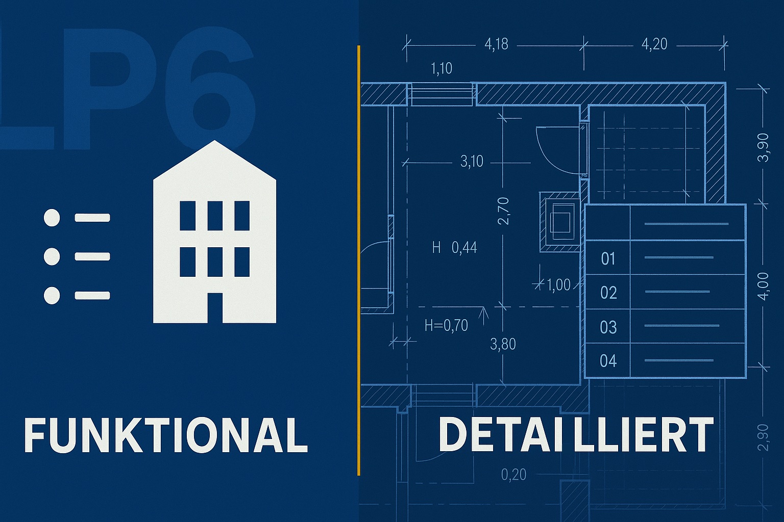 Leistungsbeschreibungen in LP6: funktional vs. detailliert
