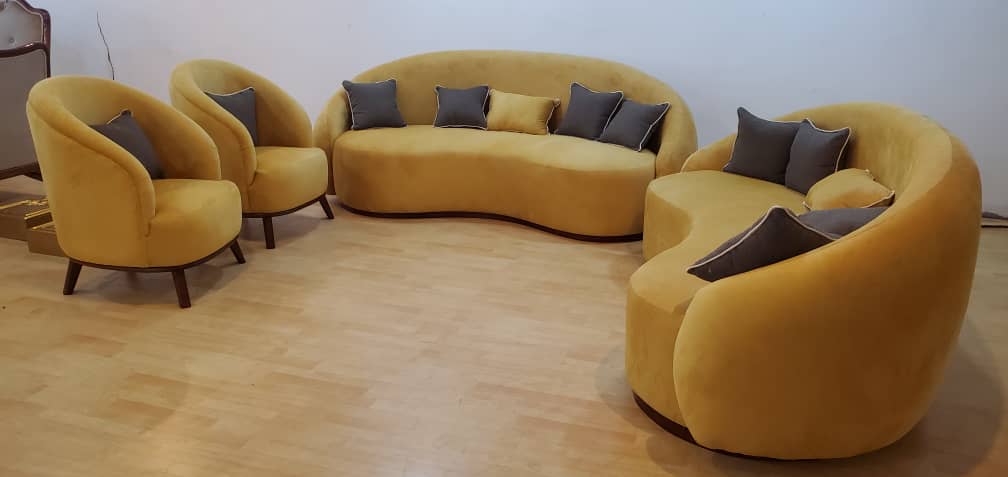 Luxury Curved Sectional Set