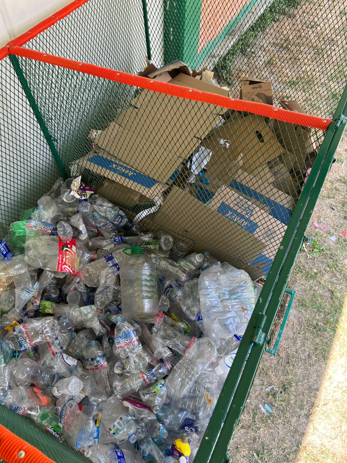 Falta de reciclaje