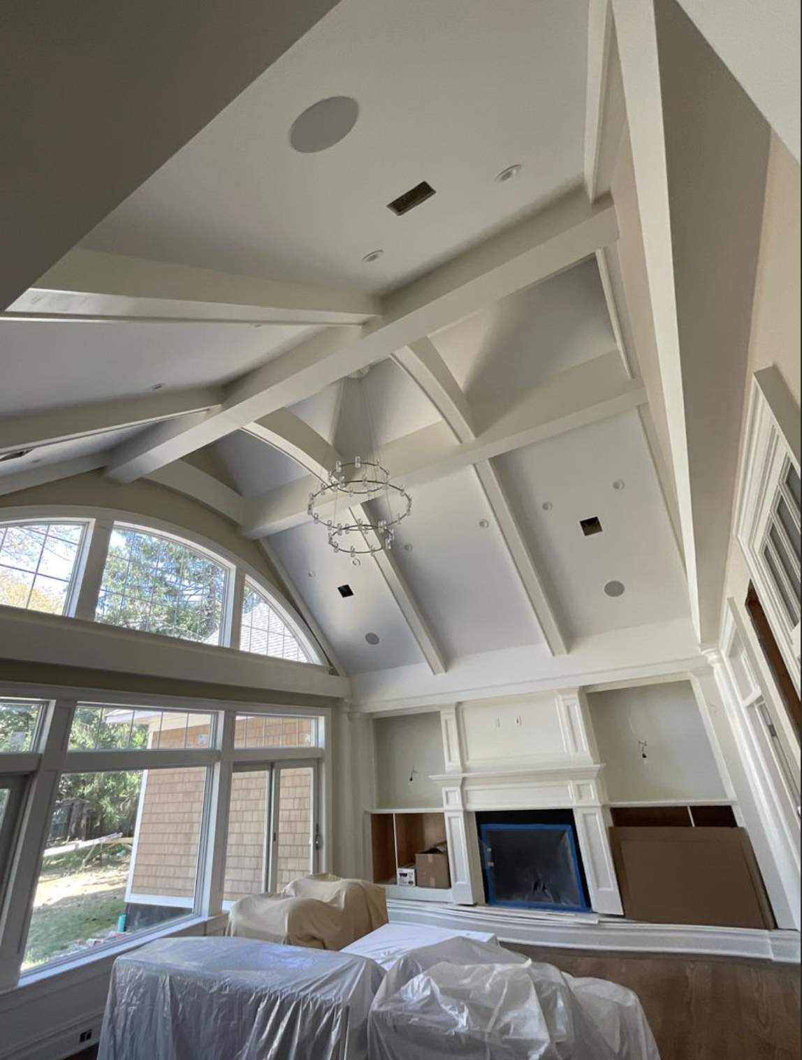 New residential home framing construction