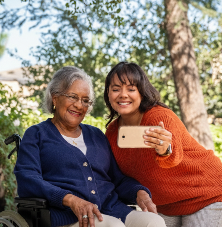 Photo famille après suppression du téléphone