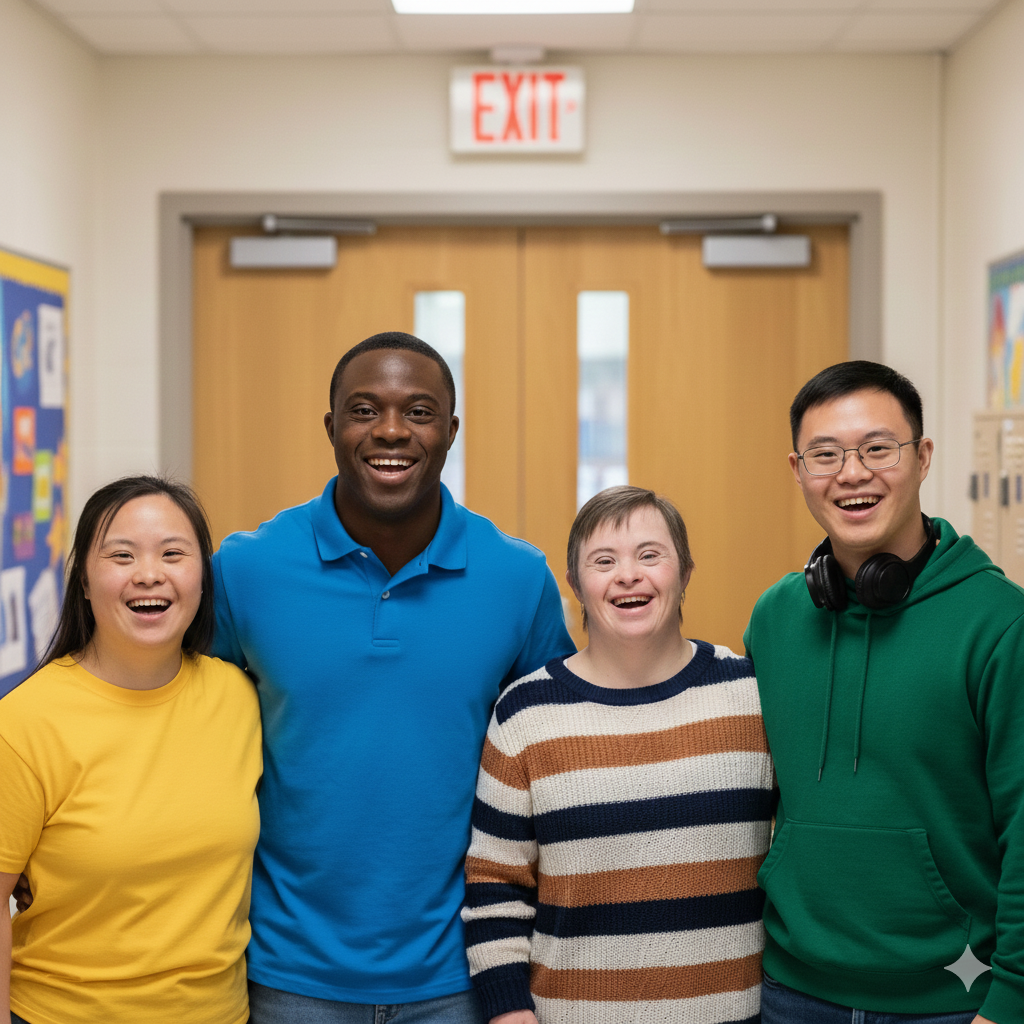 Heartland Academy community celebrating together