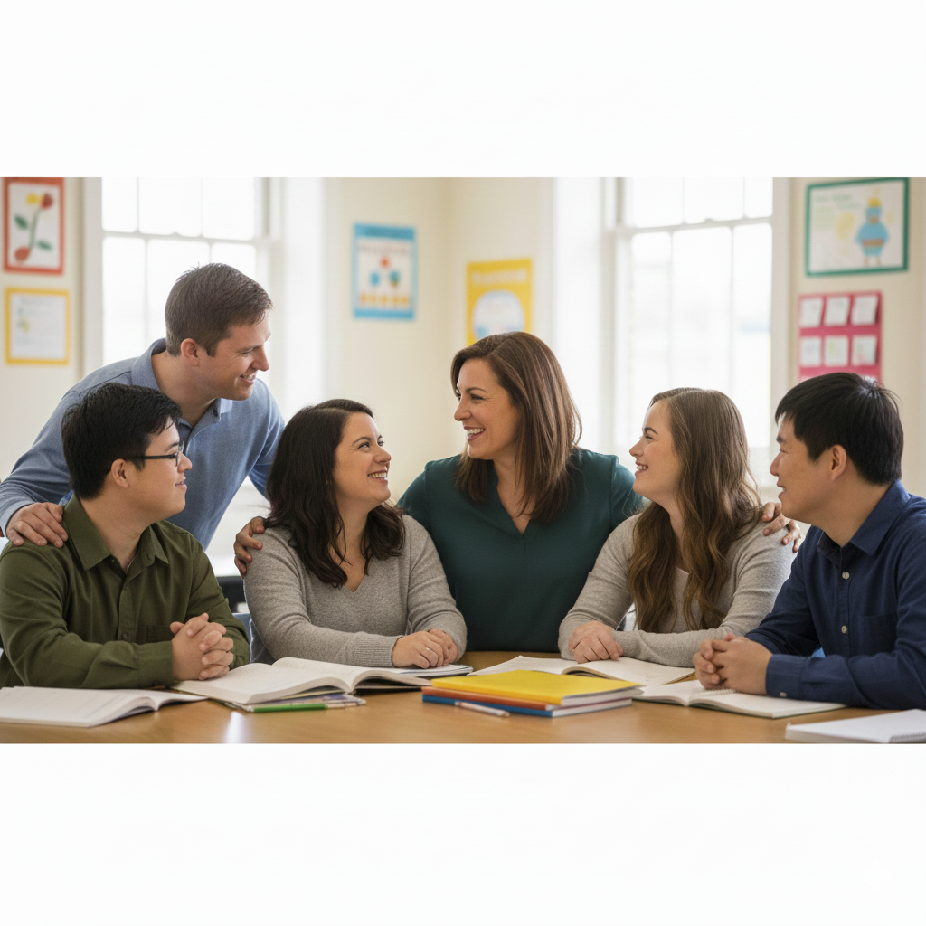 Students learning together at Heartland Academy