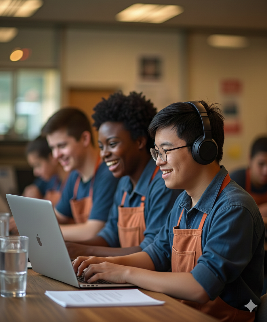 Students achieving independence and success