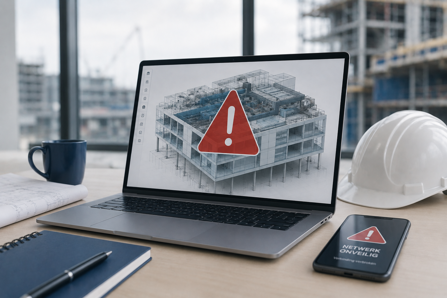 ICT bouw beveiliging: bescherming van BIM-modellen en projectdata voor bouwbedrijven