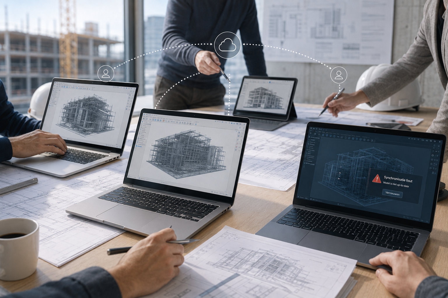 ICT bouw samenwerking: veilige digitale documentuitwisseling tussen aannemers en adviseurs