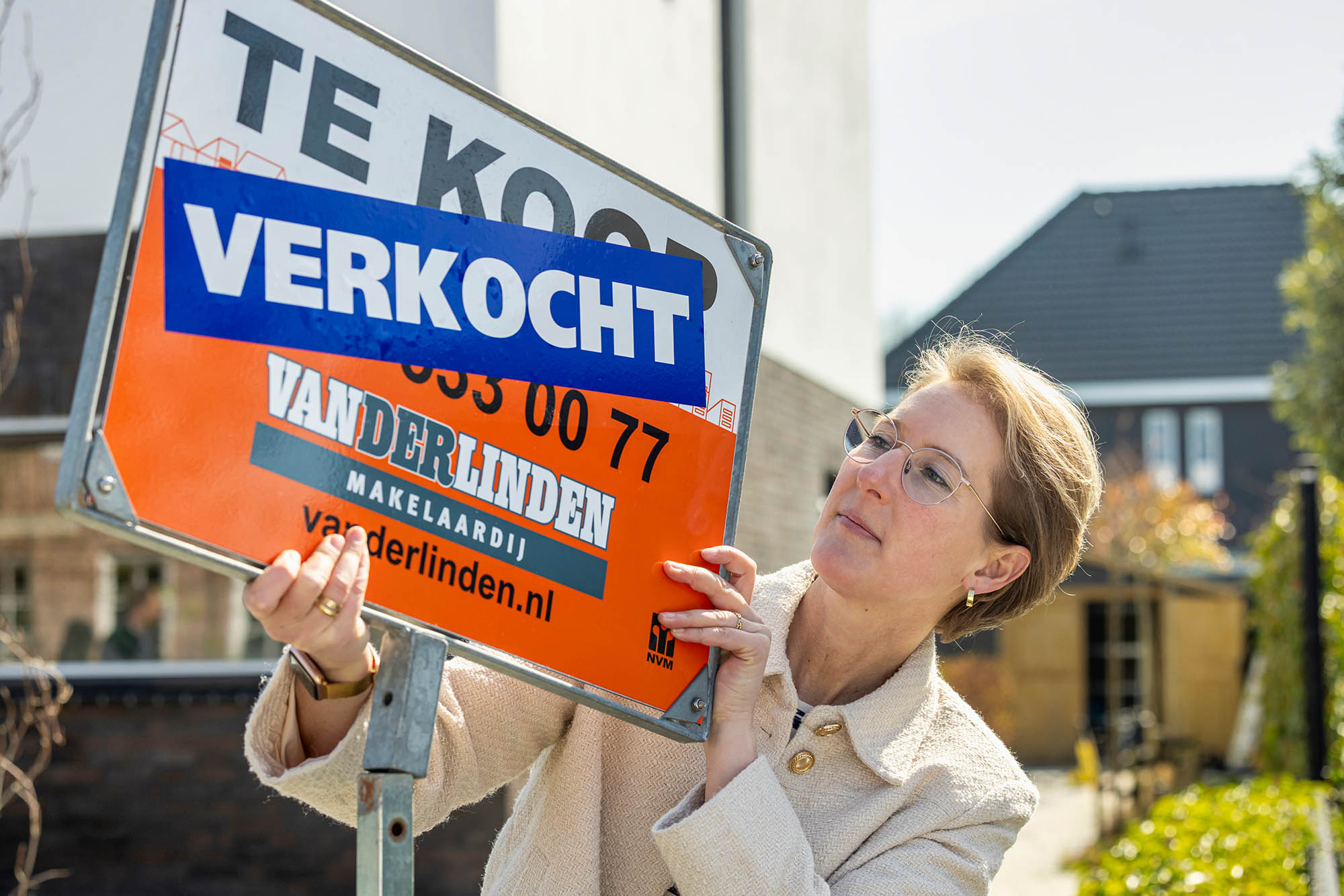 Van der Linden Makelaardij kantoor