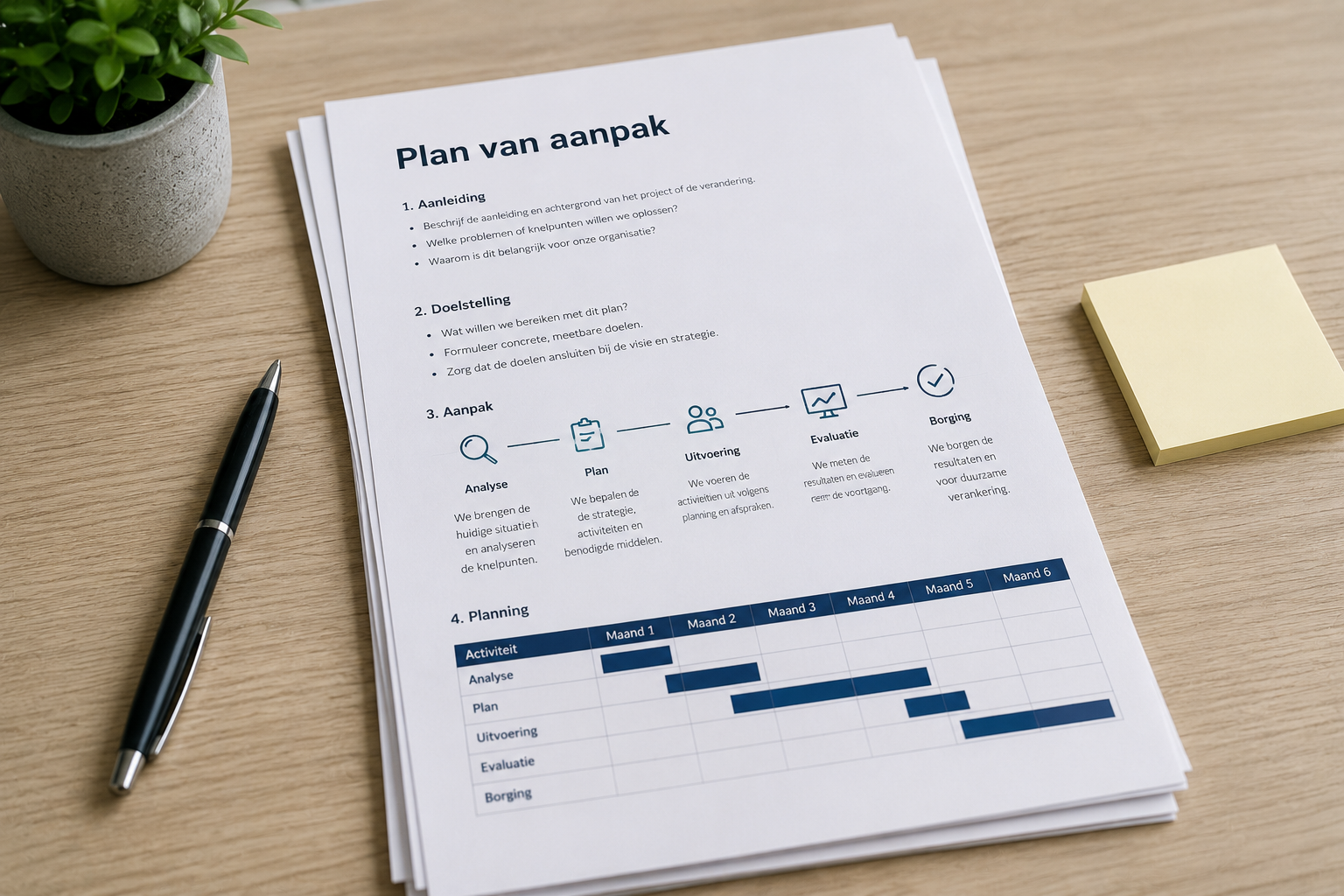 Voorstel en plan van aanpak