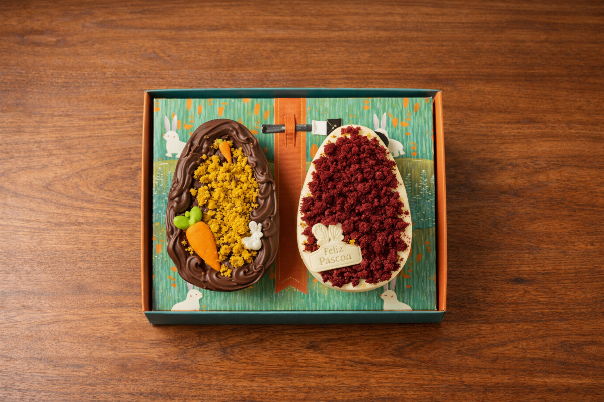 Dois Sabores Tradicionais - Dona Dulce Páscoa Dois Sabores Tradicionais