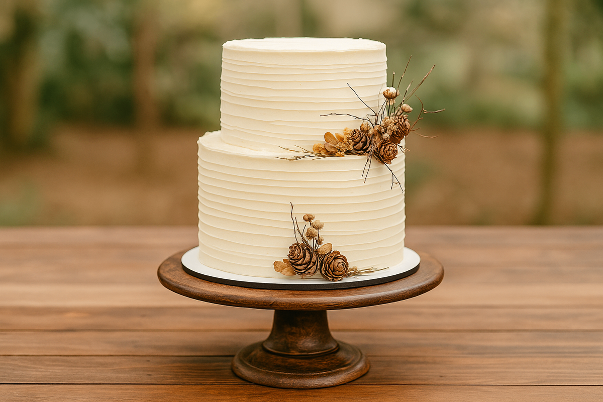 Bolo Duplo de Casamento