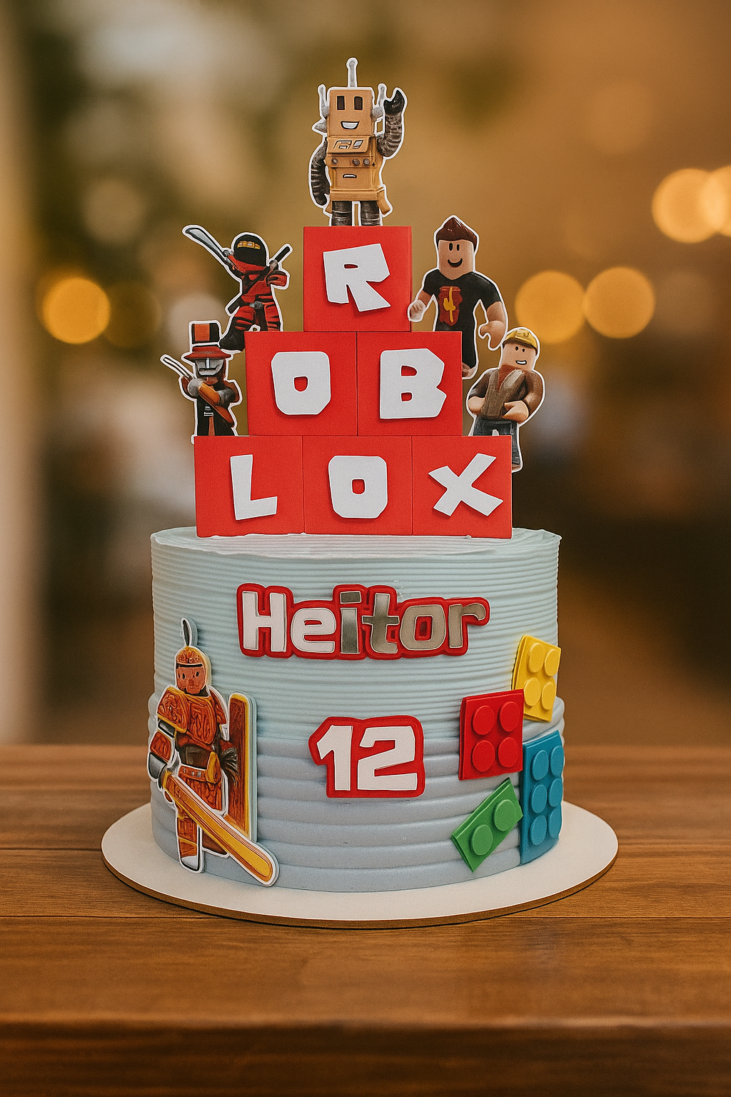 Bolo de celebração personalizado