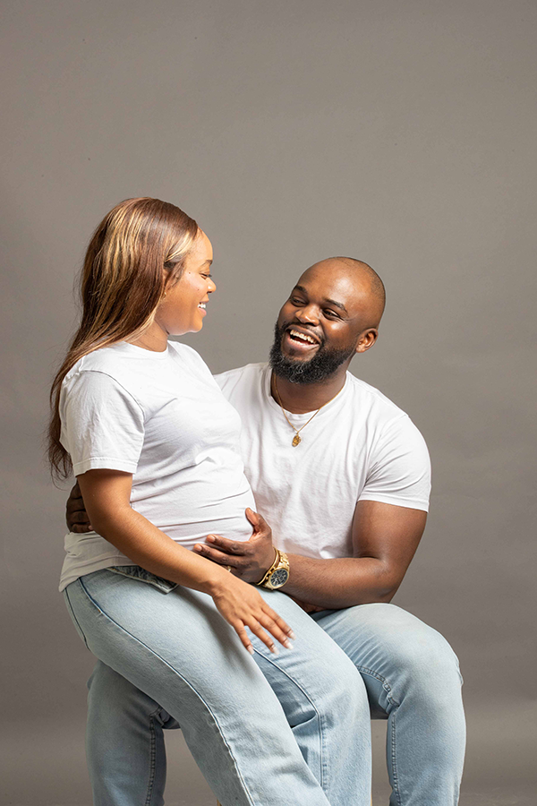 Portrait maternité couple