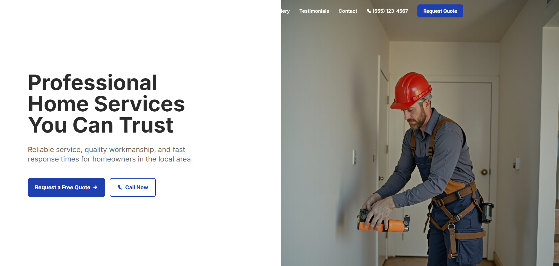 Home Services Website