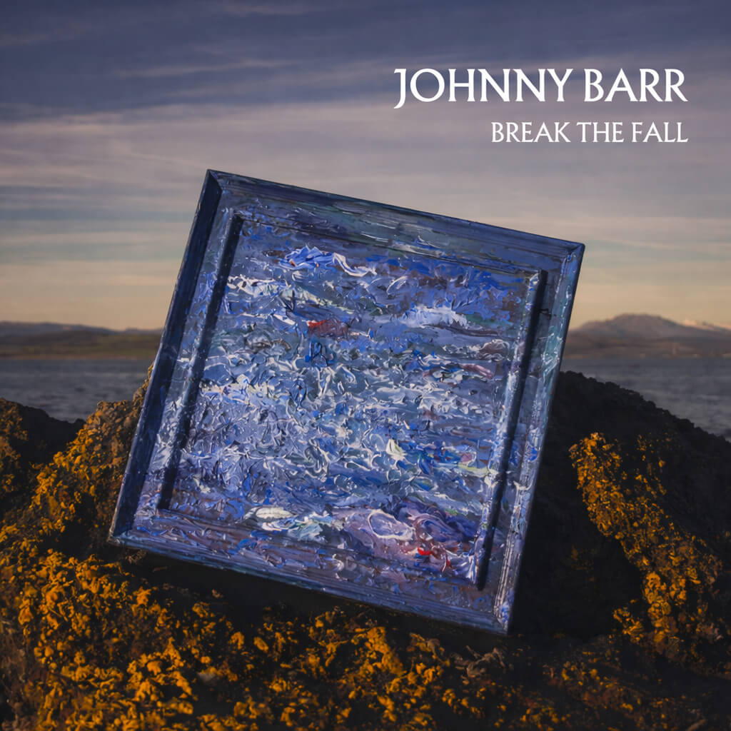 Break the Fall - Johnny Barr debut single artwork, alt rock release 2025