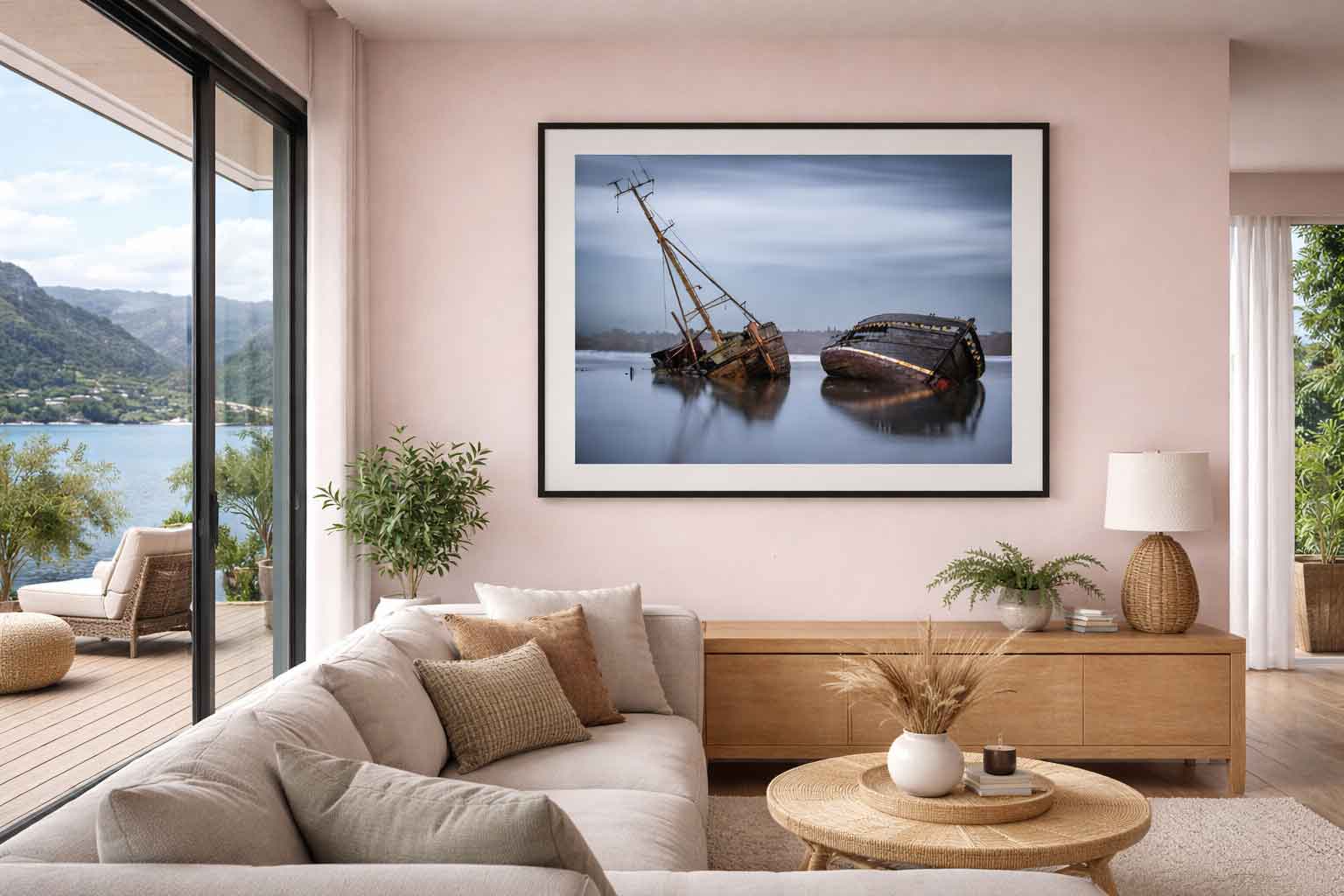 Stormy Coast — dramatic fine art seascape print of the wild Scottish coastline, available in large format