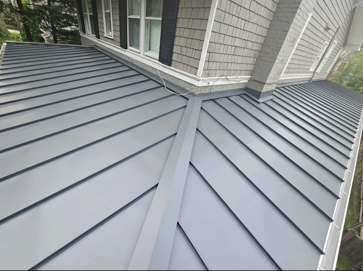 Standing seam metal roof — residential