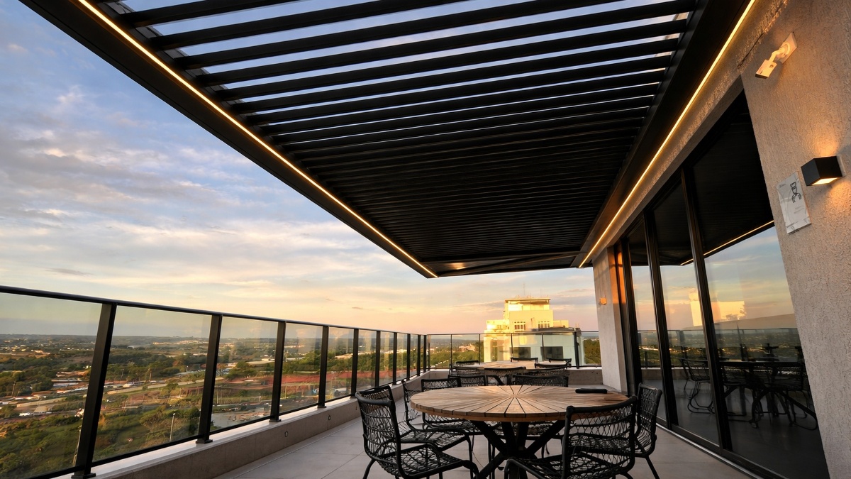 Pérgola Bioclimática com Iluminação LED