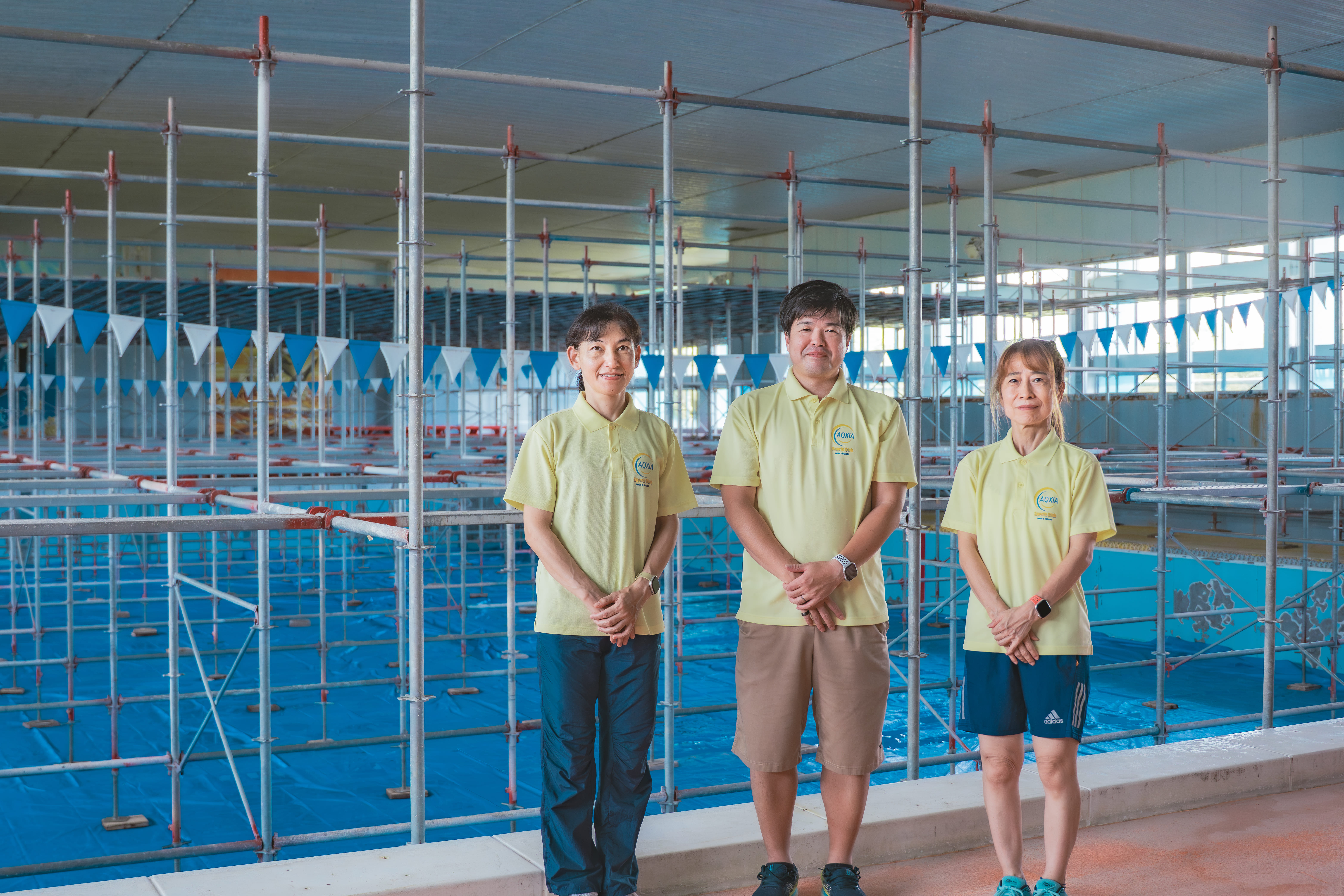 閉鎖されたスイミングスクール