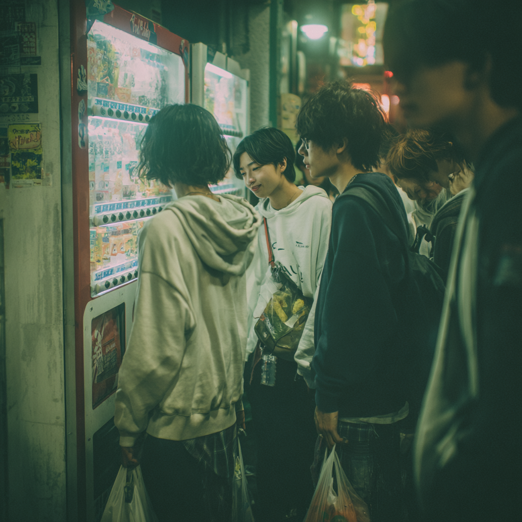 八王子の街で活動する学生たち