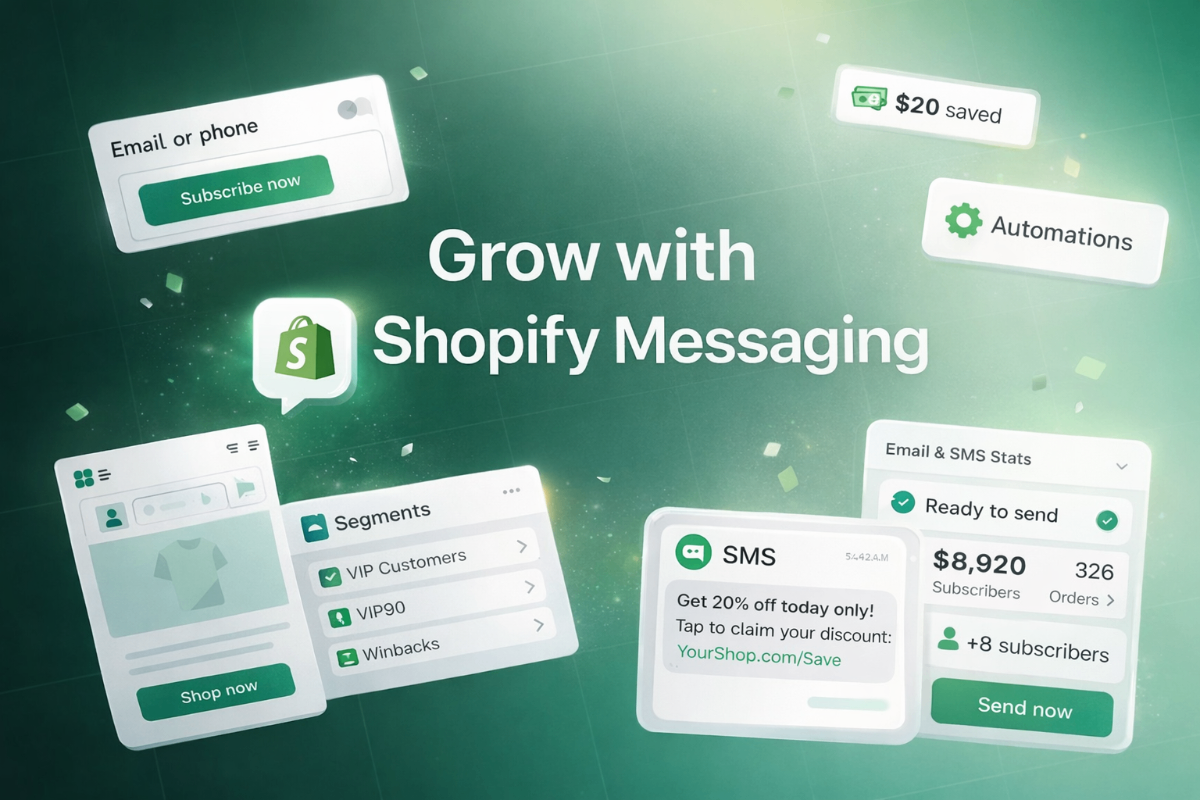 Grow with Shopify Messaging