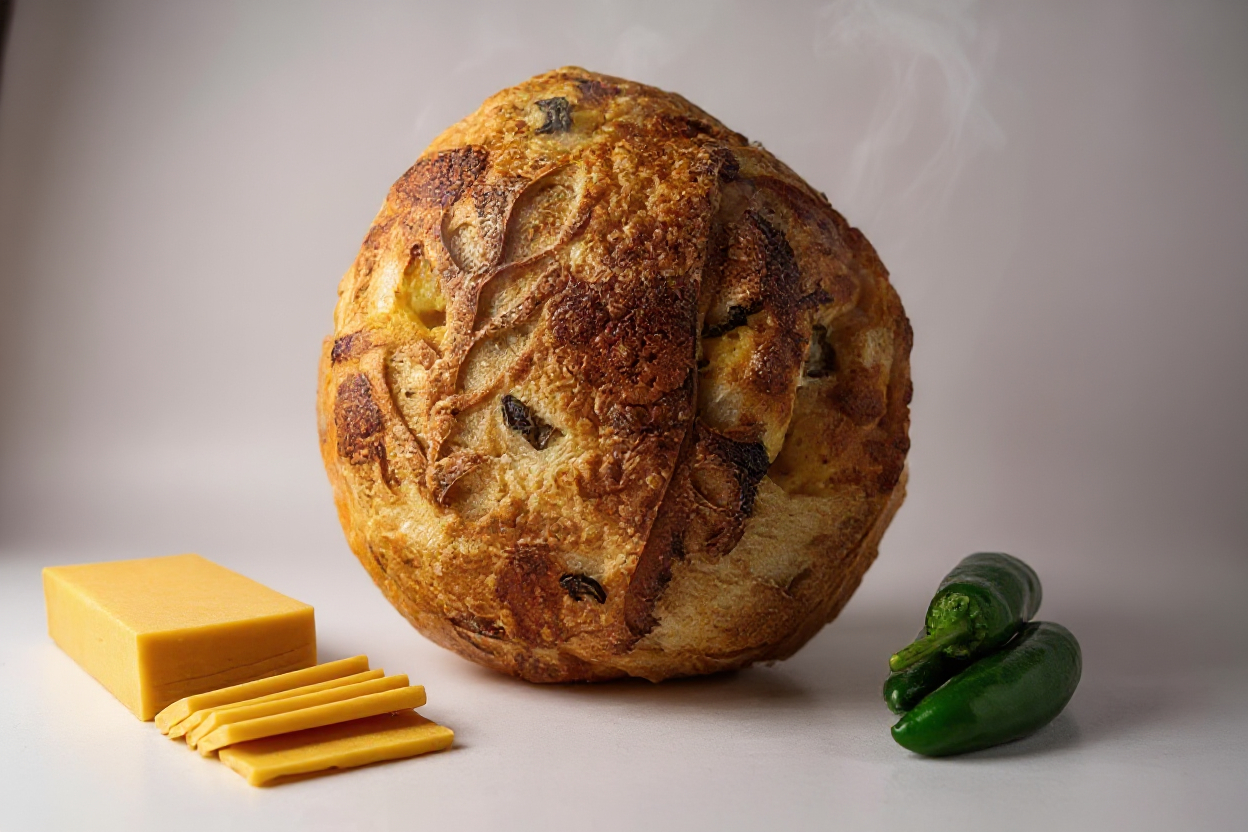 White with Sharp Cheddar & Jalapeño