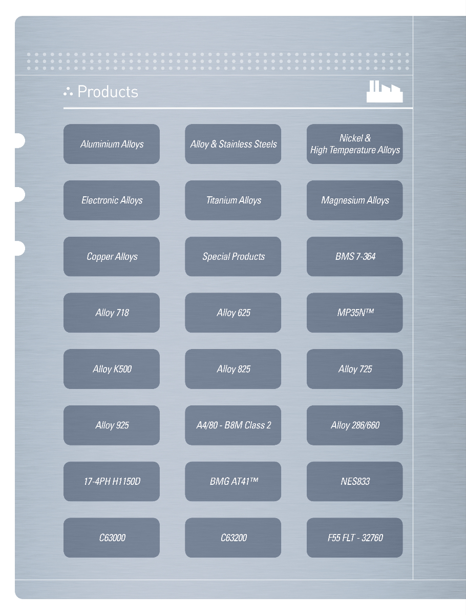 SPC Steel Partner Company Product Catalog