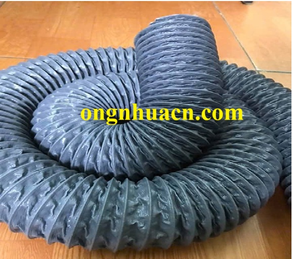 Ống gió vải simili xám