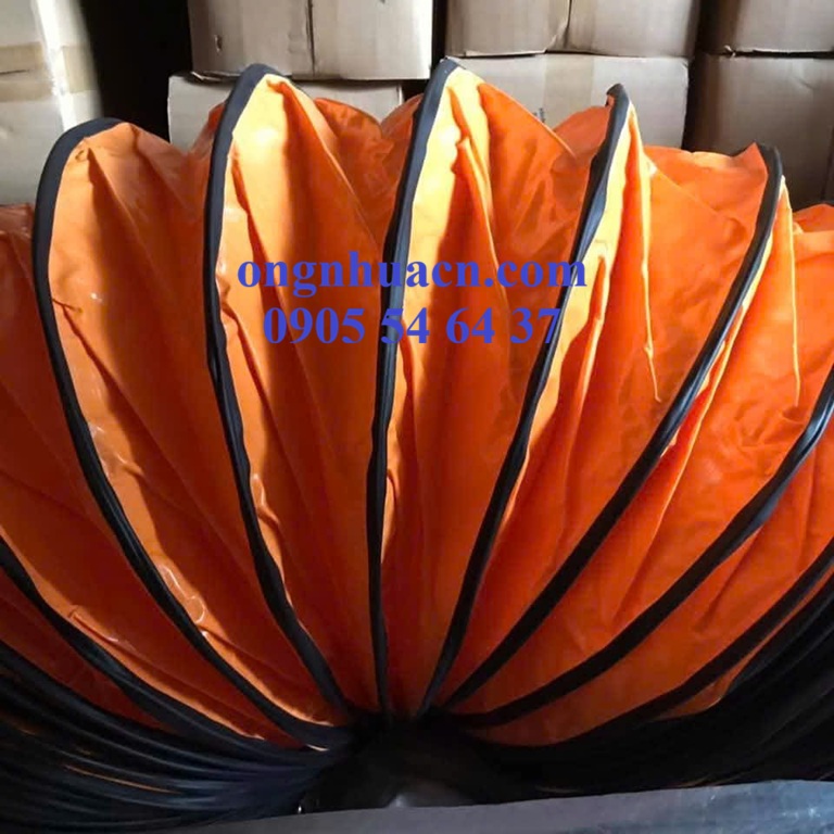 Ống gió vải simili cam