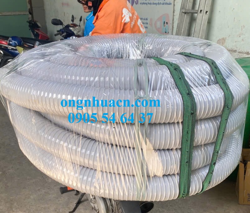 Ống hút bụi gân nhựa