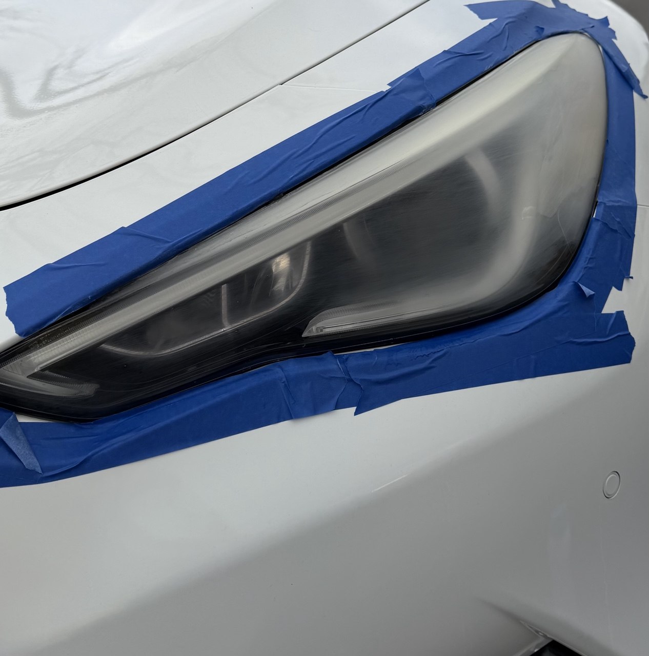 Headlight Restoration Before