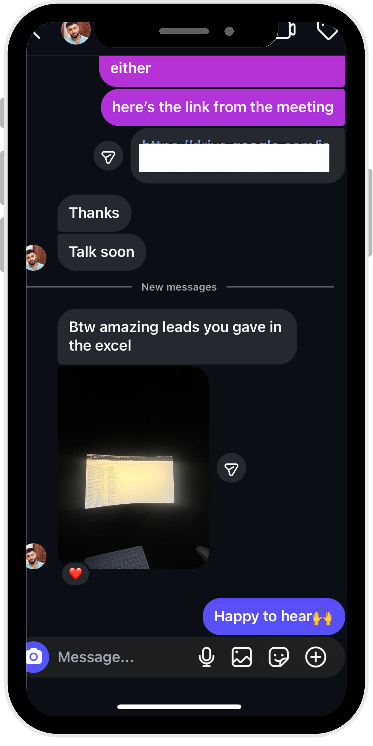 Lead management dashboard