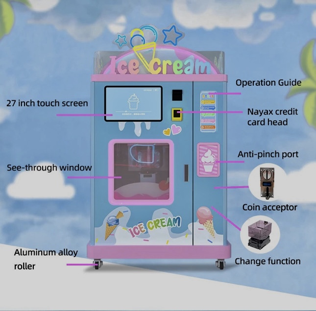 Ice Cream - Máquina Expendedora de Helados Cotton Whim