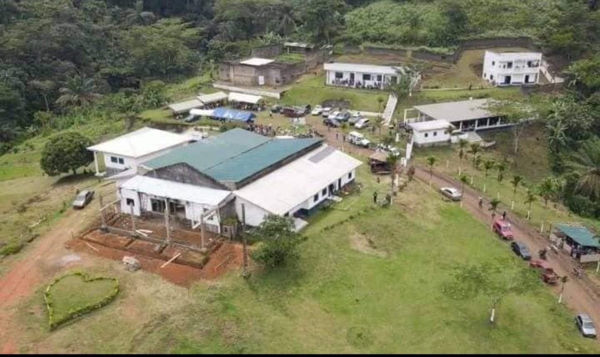 Vue aérienne du campus INUD — Nkongsamba, région du Moungo