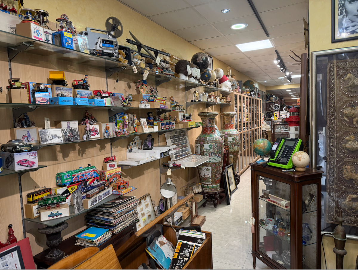 Detalle de colección de monedas