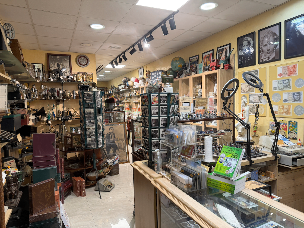 Detalle de colección de sellos