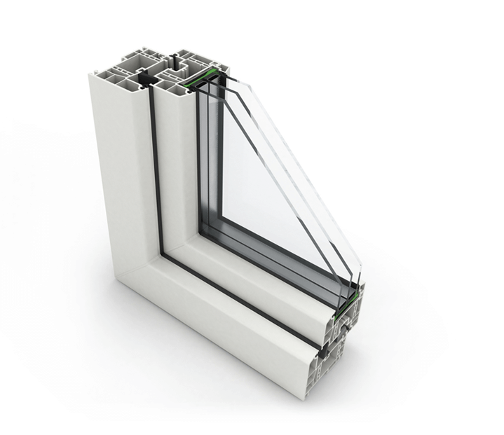 uPVC Window Cross Section