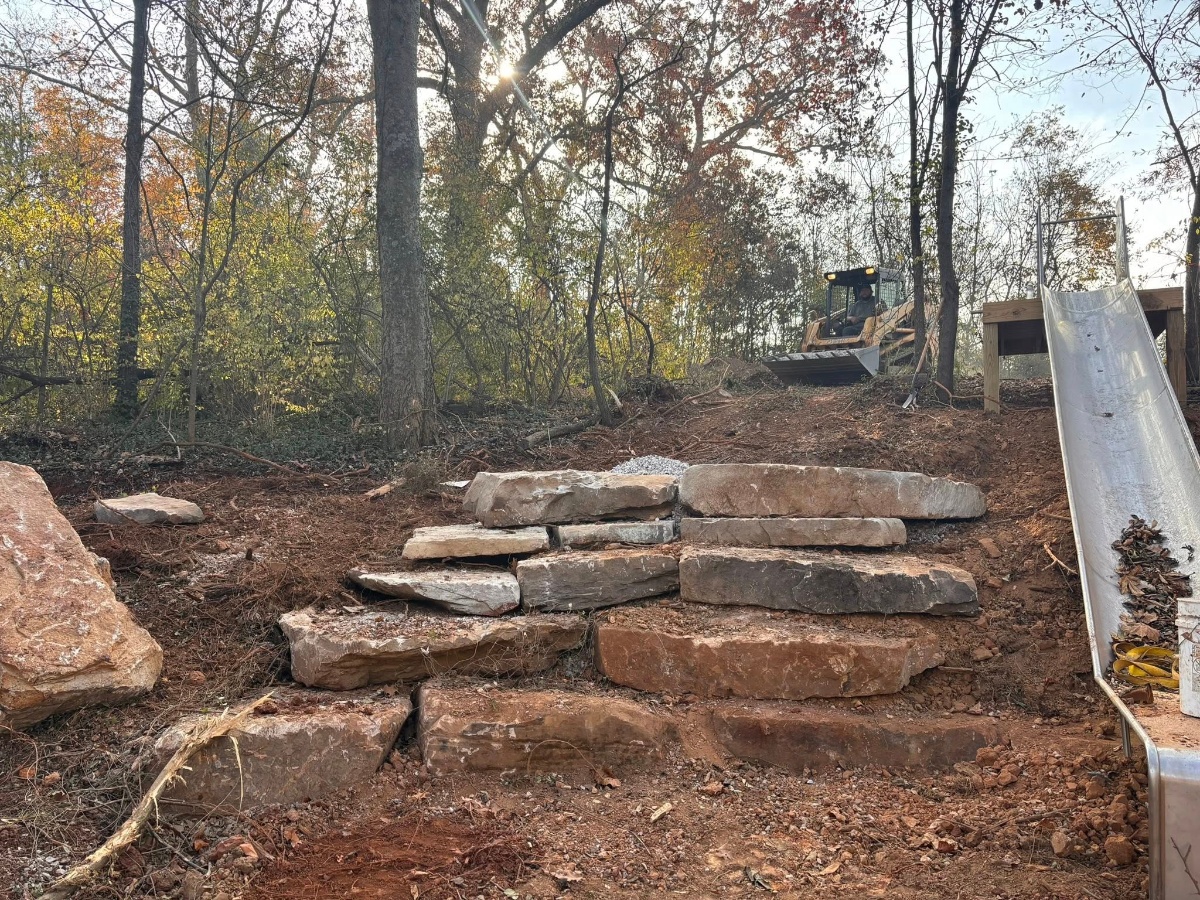 Retaining Wall & Site Grading