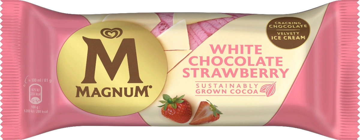 Magnum Strawberry White