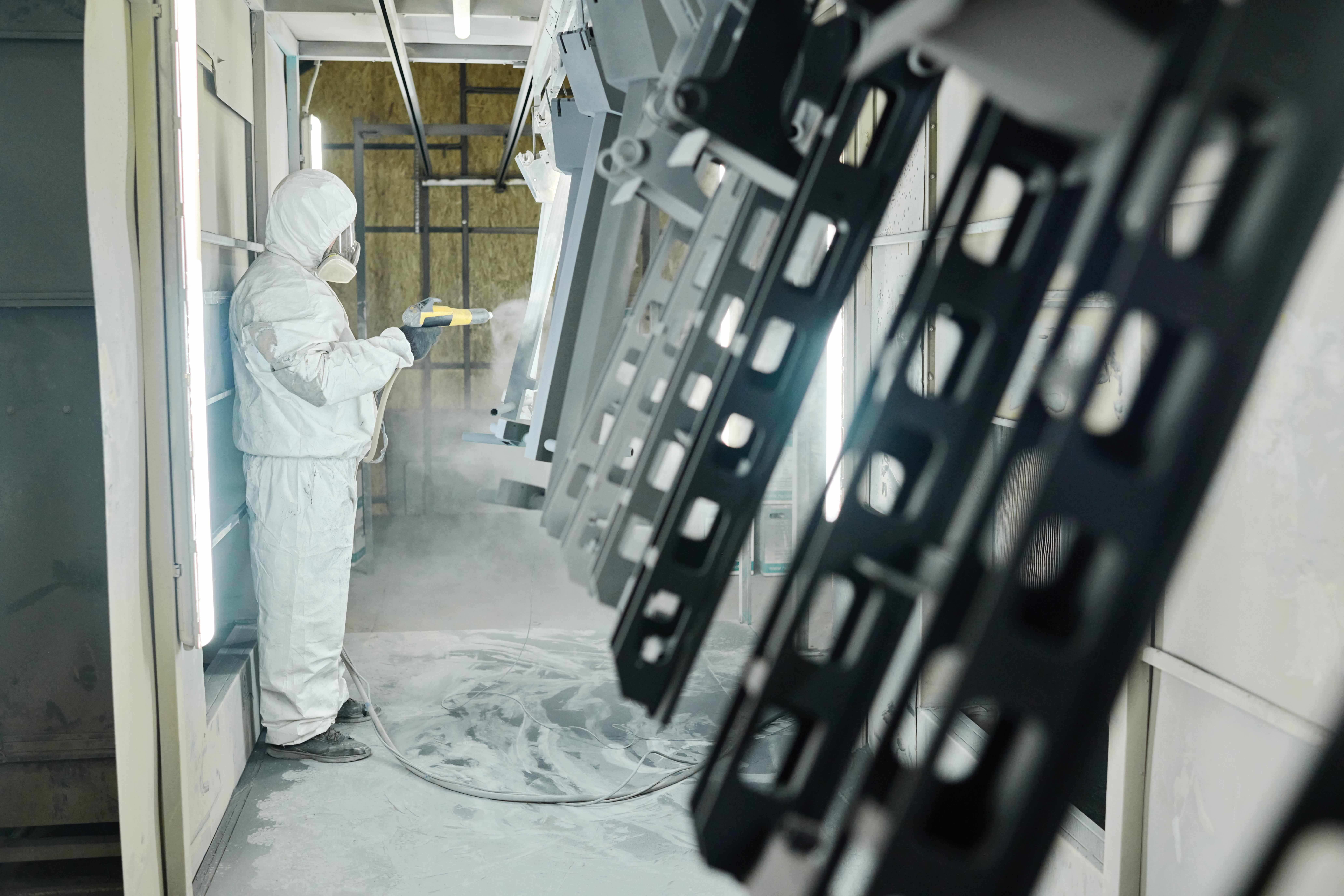 Cosmic Powder Coating facility and process