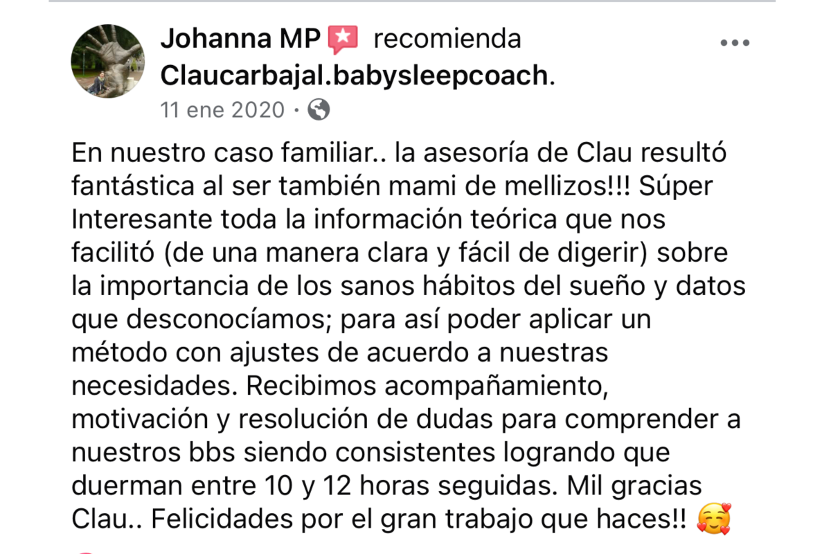 Testimonio de Johanna MP
