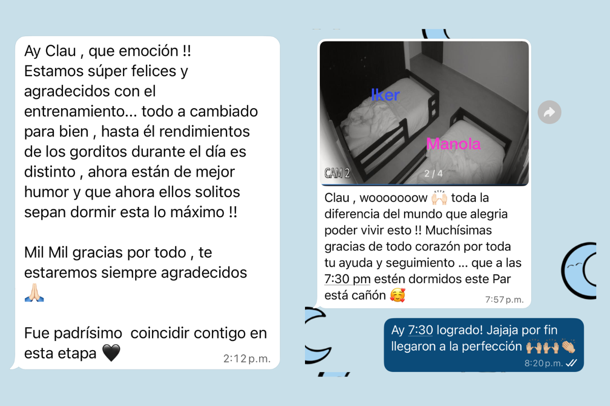 Testimonio de WhatsApp