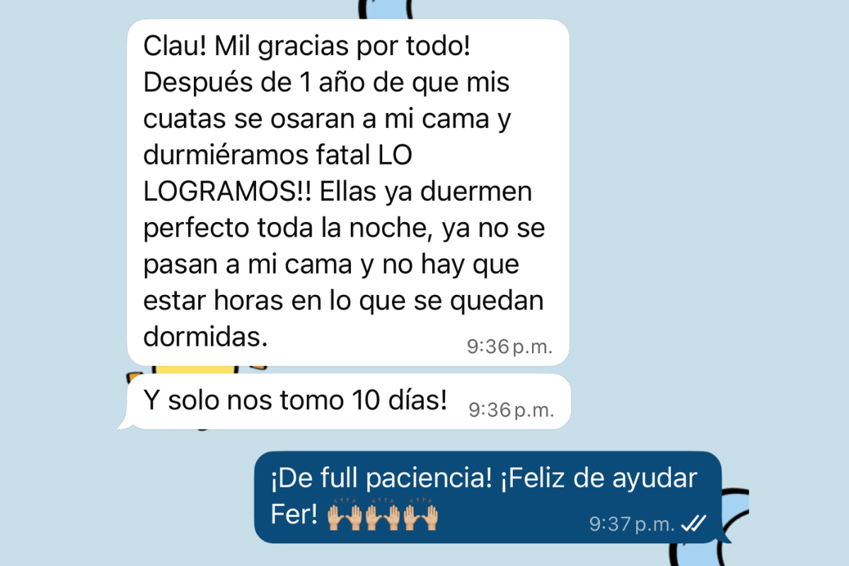 Testimonio de WhatsApp