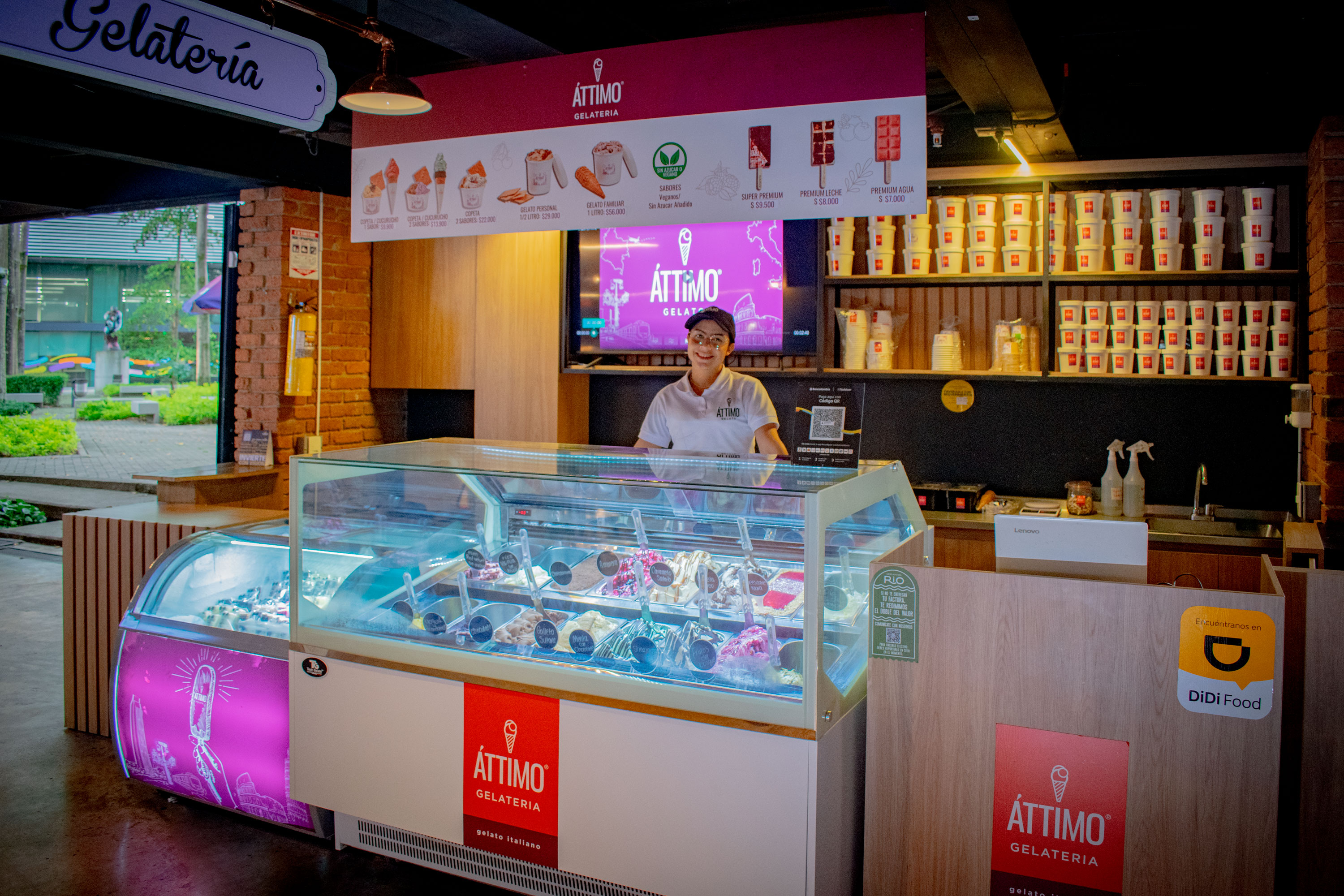 Áttimo Gelato - Mercado del Río Medellín