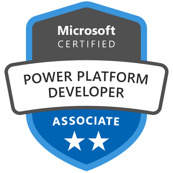 Microsoft Certified: Power Platform Developer Associate