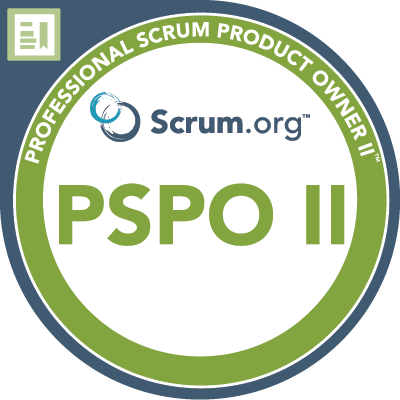 Professional Scrum Product Owner II (PSPO II)