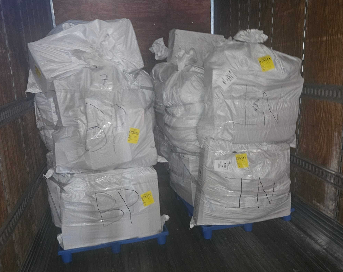 Professional courier services with modern logistics operations showing efficient package handling and delivery systems