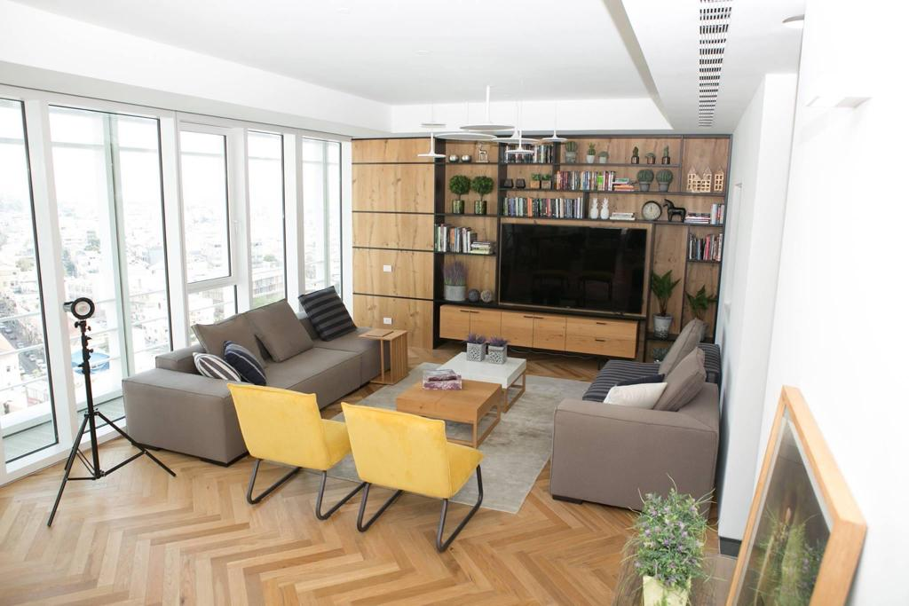 Meier on Rothschild apartment interior view Tel Aviv luxury residence