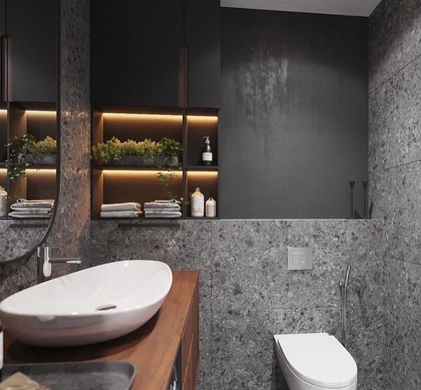 מקלחת איטלקית מודרנית